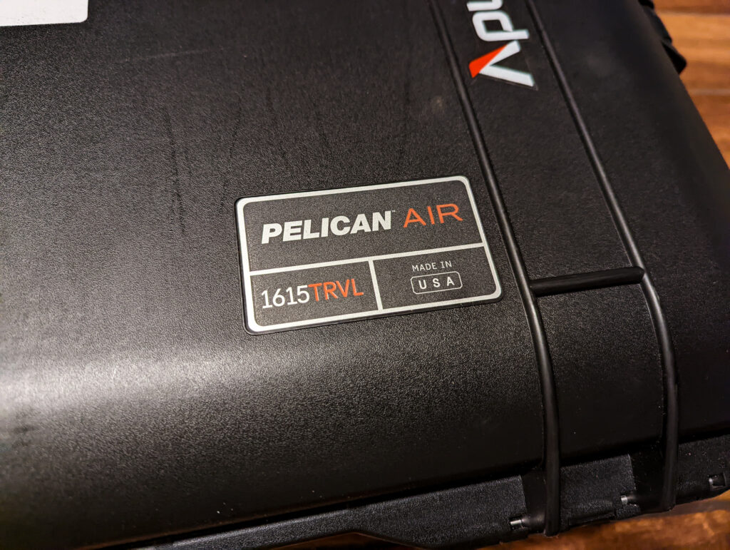 Pelican 1615 TRVL Air case for Amaran lights