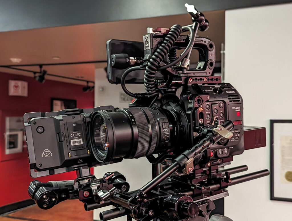 C500 MkII Monitor mount with Tiltaing EVF bracket